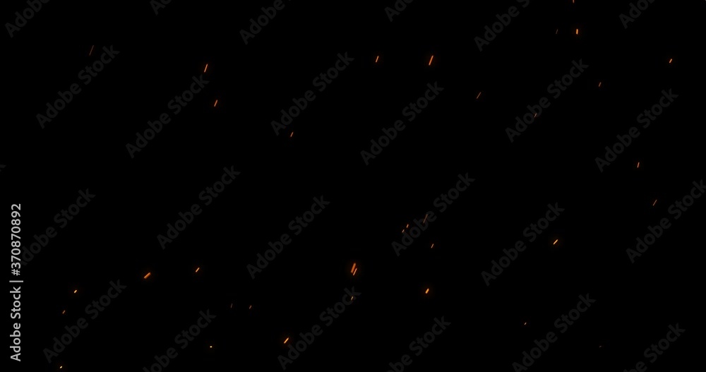 Bonfire sparks on a dark background. 4k looped animation Bonfire sparks on a dark background. 4k looped animation