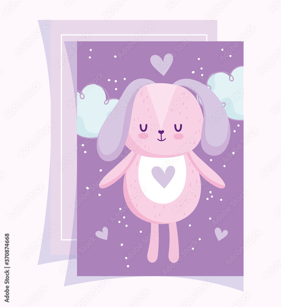 baby shower, cute dog animal cloud heart love cartoon purple background baby shower, cute dog animal cloud heart love cartoon purple background