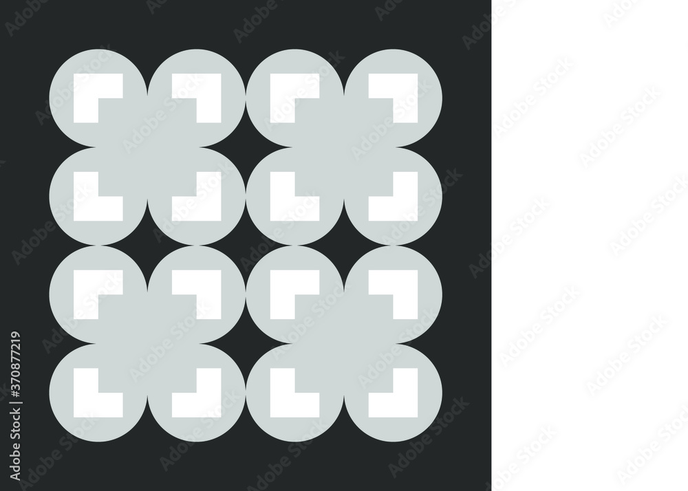 Obraz premium Color geometric design, vector background.