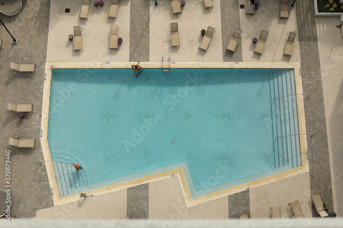 Wallpaper Mural over view of out door pool Torontodigital.ca