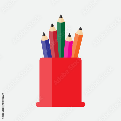 stationery holder icon design isolated on white background