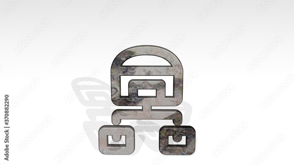 WAREHOUSE PACKAGE 3D icon standing on the floor. 3D illustration. business and building WAREHOUSE PACKAGE 3D icon standing on the floor. 3D illustration. business and building