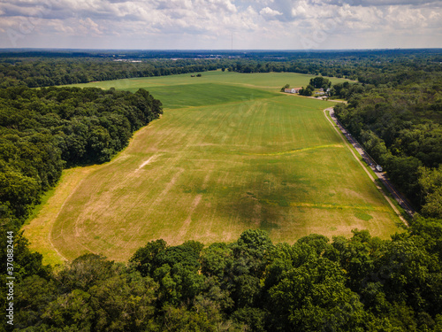 Aerial of Princeton New Jersey photo