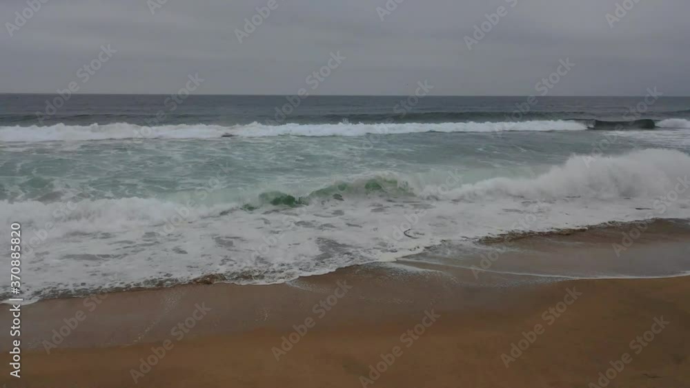 Halfmoon bay in california. Drone shots of the beach and Pacific Ocean. Also shots of surfers from overhead. Halfmoon bay in california. Drone shots of the beach and Pacific Ocean. Also shots of surfers from overhead.