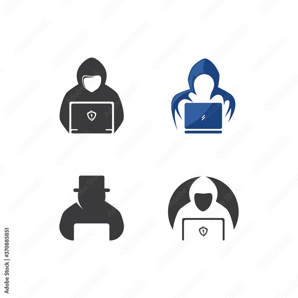 Anonymous hacker character Anonymous hacker character