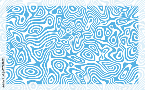 Topographic contour lines. Abstract striped seamless background