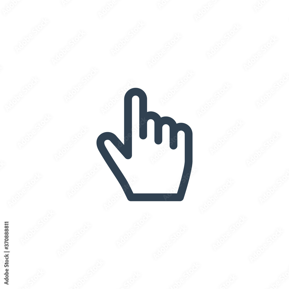 clicker simple icon isolated on white clicker simple icon isolated on white