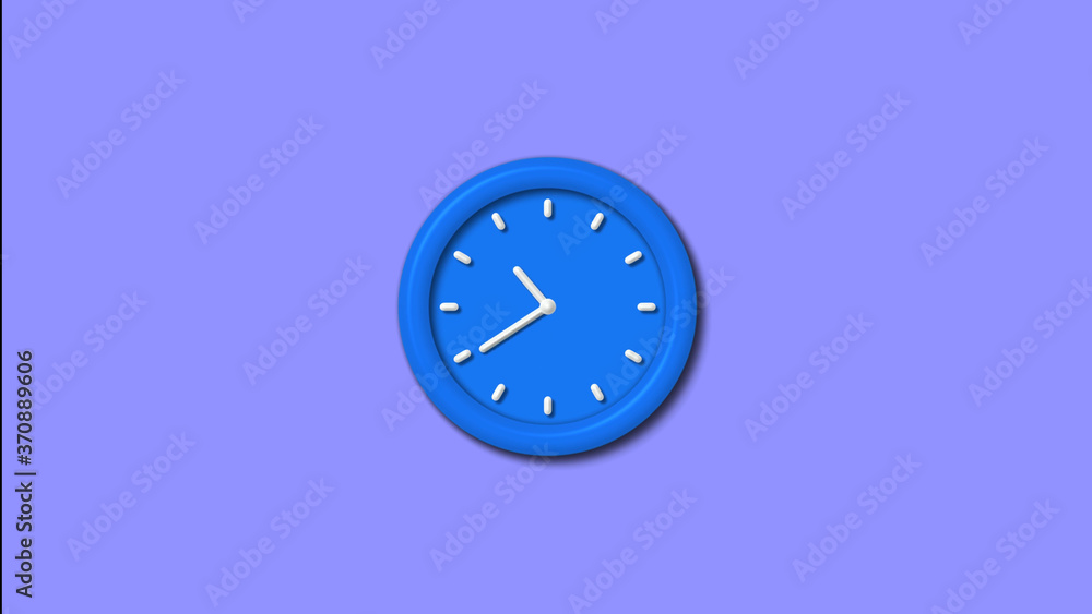 New aqua color 3d wall clock isolated on blue light background,3d clock icon New aqua color 3d wall clock isolated on blue light background,3d clock icon