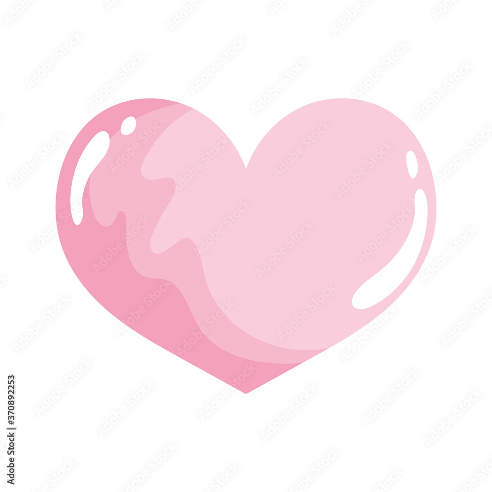 pink love heart romantic bright isolated icon design pink love heart romantic bright isolated icon design