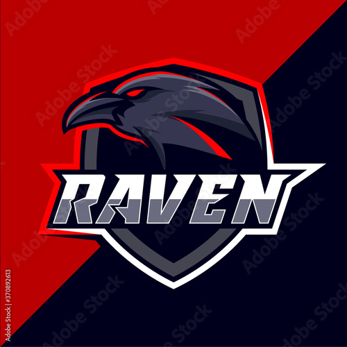 Raven esport logo design