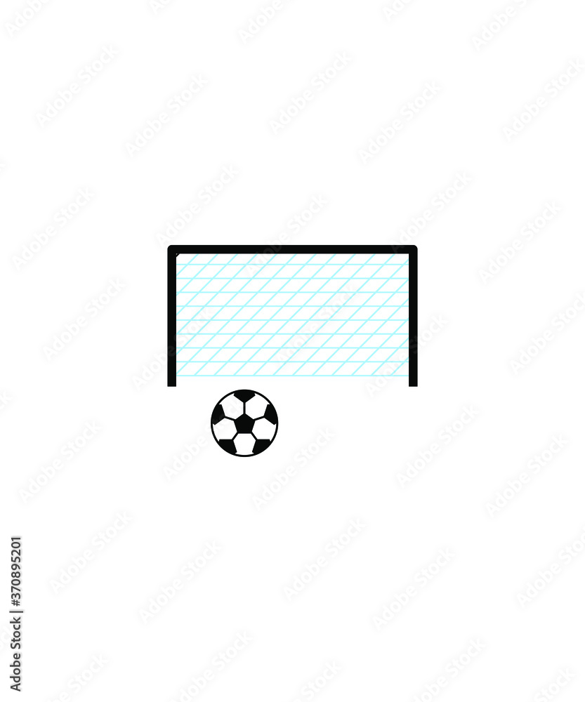 net with football icon,vector best flat icon. net with football icon,vector best flat icon.