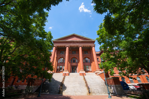 Massachusetts Middlesex County Registry of Deeds and Probate Court building on Cambridge Street in East Cambridge, Massachusetts MA, USA. 