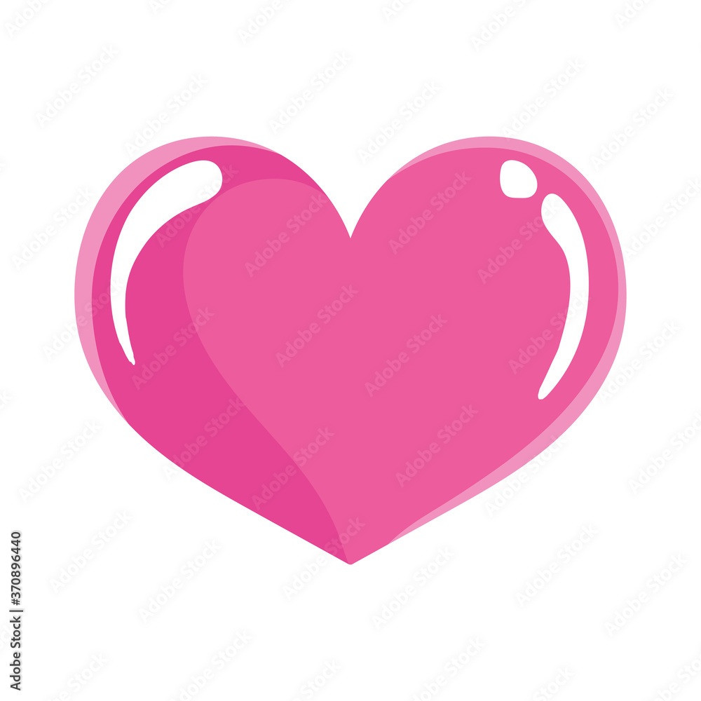 love heart romantic decorative bright isolated icon design love heart romantic decorative bright isolated icon design