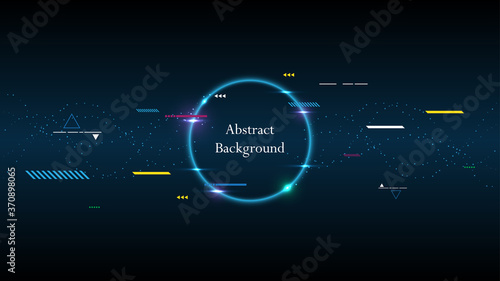 Abstract technology background Hi-tech communication concept

