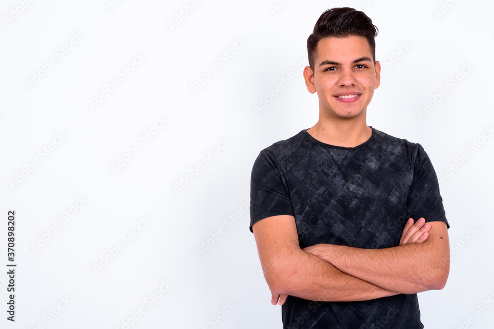 Portrait of happy young handsome multi ethnic man Portrait of happy young handsome multi ethnic man