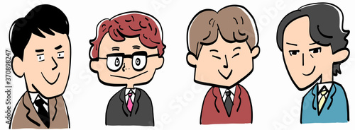 Four patterns of businessmen 