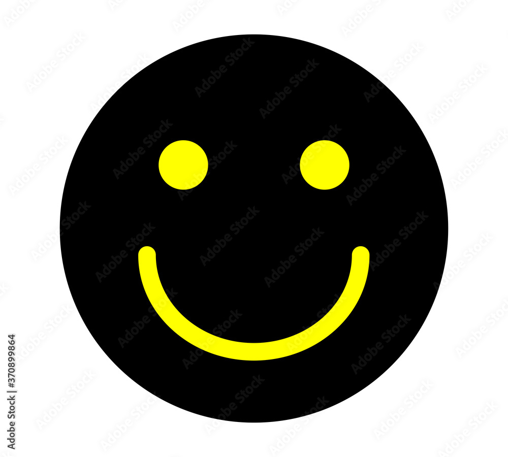 Fototapeta premium Happy emoji icon.Emoticon Icon In Trendy Design Vector Eps 10