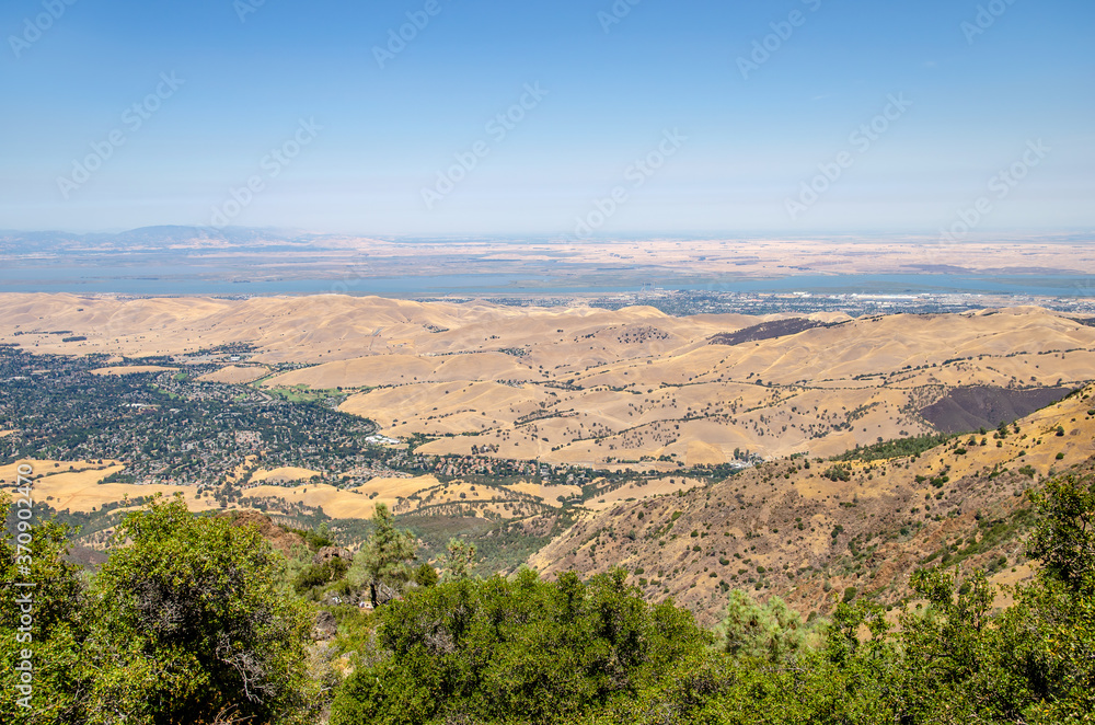 Panoramic view of Mount Diablo, California