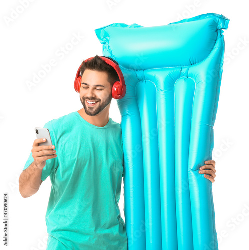 Young man with headphones, ...