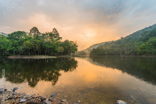 Morning at the edge of the reservoir. © nikonianthai.