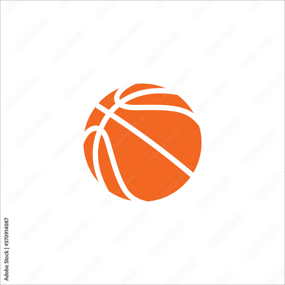 basketball logo design silhouette icon