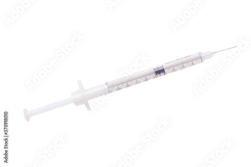 Empty insulin syringe photo