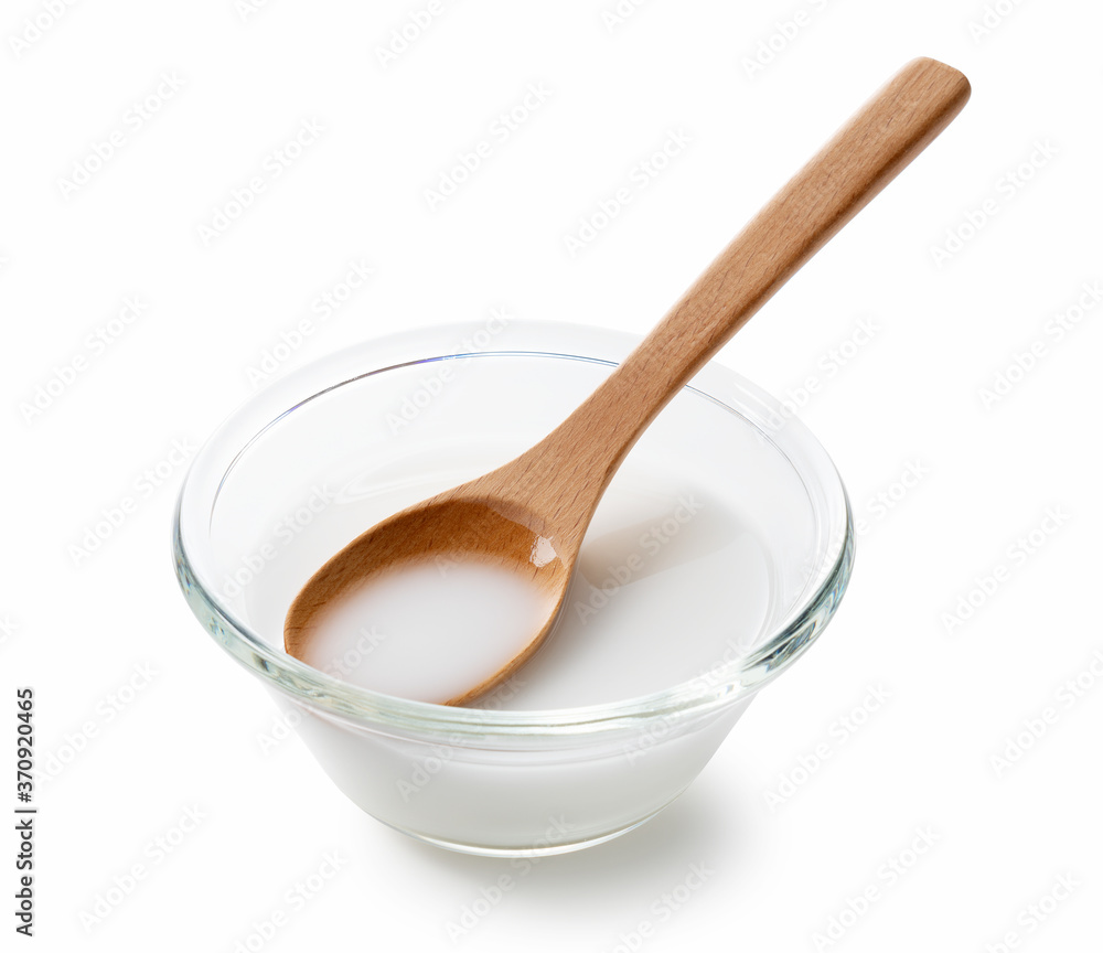 Water-soluble starch on a white background Water-soluble starch on a white background