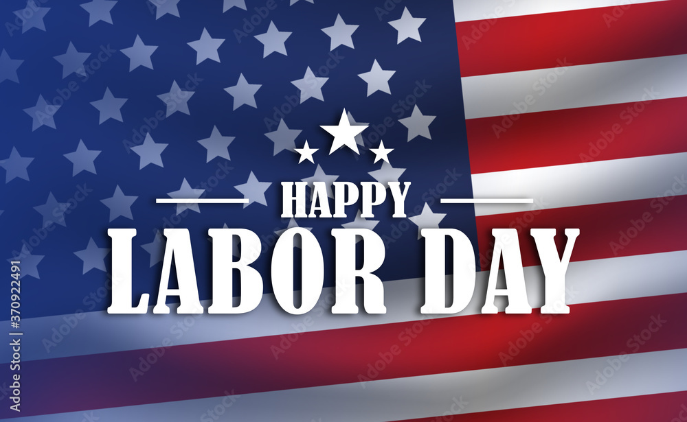 Naklejka premium Happy Labor Day
