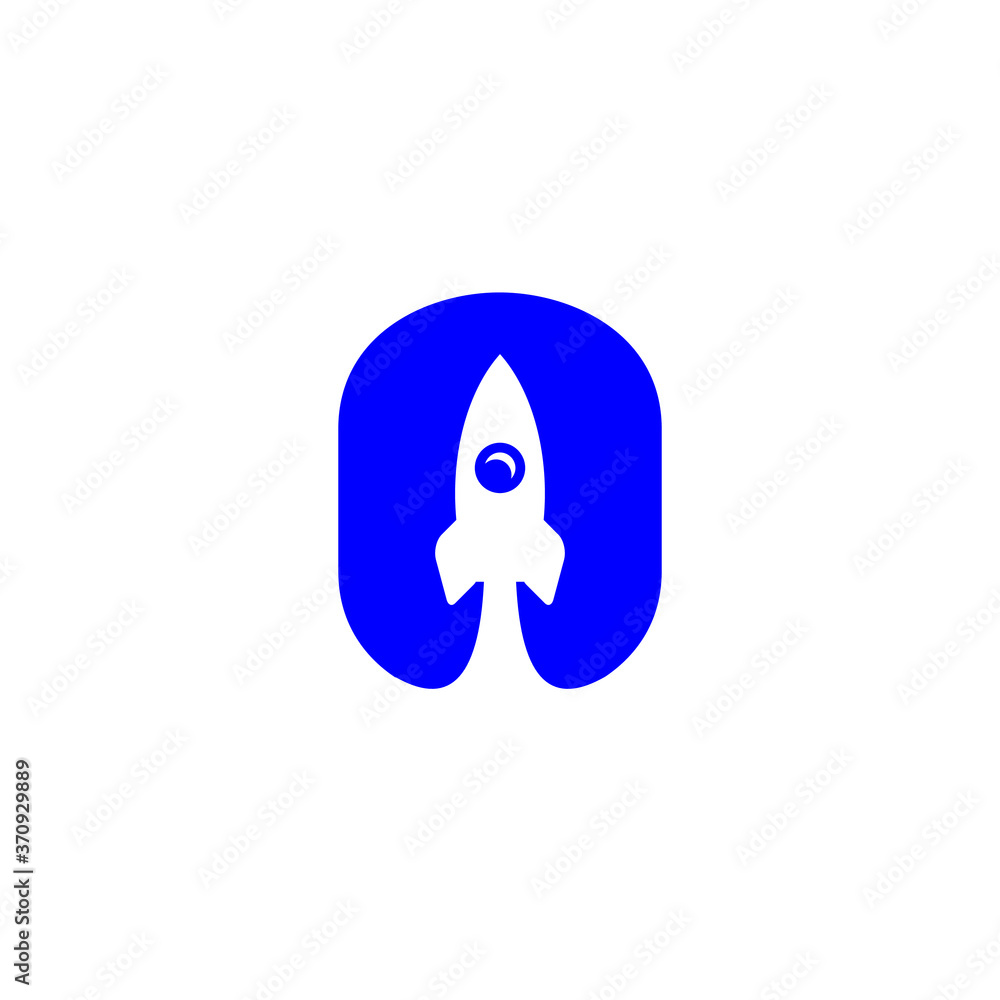 letter o with rocket vector eps letter o with rocket vector eps