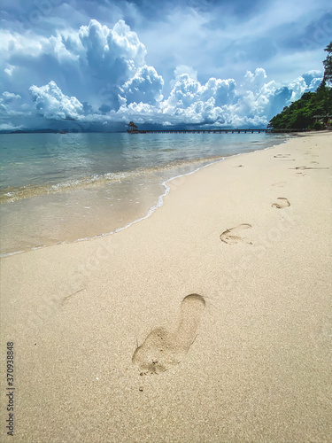 View of paradise Santhiya resort in Koh Yao Yai, island in the Andaman sea between Krabi and Phuket Thailand photo