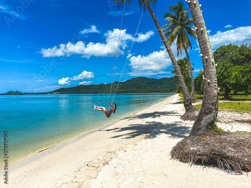 Laem Had paradise Beach in Koh Yao Yai, island in the andaman sea between Phuket and Krabi Thailand photo