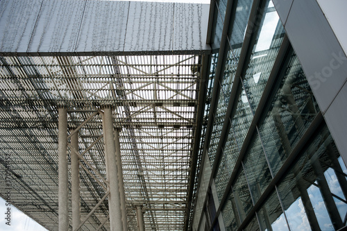 Wallpaper Mural Large metal building structures in modern construction Torontodigital.ca