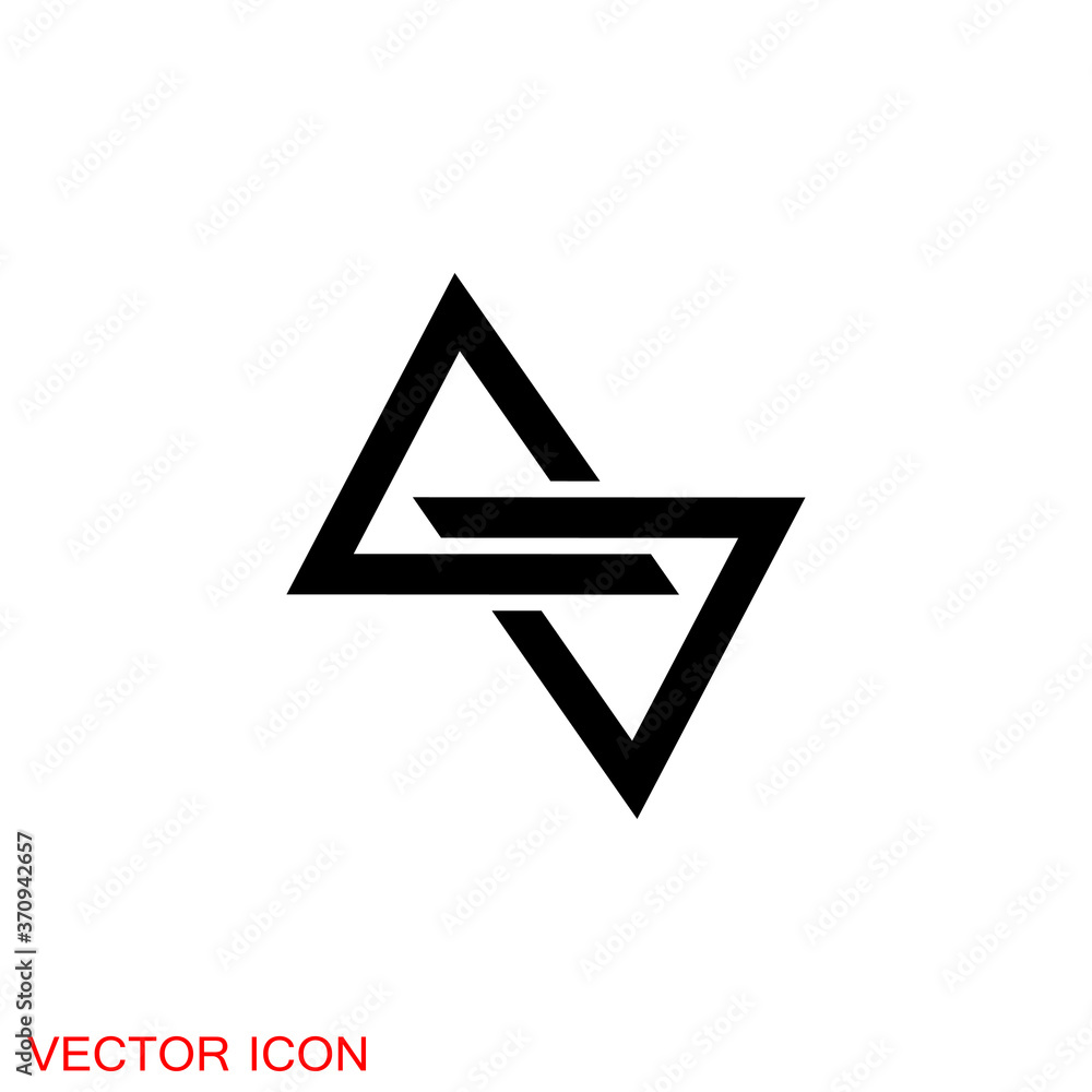 Connection icon, design element. Abstract logo idea for business company. Connection icon, design element. Abstract logo idea for business company.