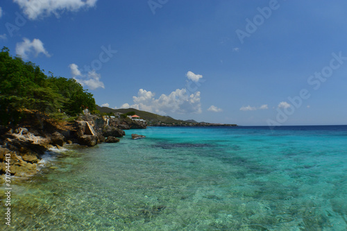 Fototapeta Naklejka Na Ścianę i Meble -  paradise island beach caribbean sea Curacao