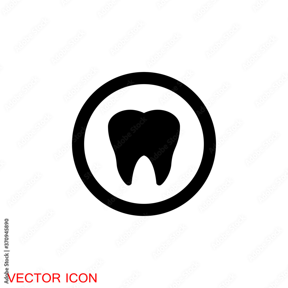 Dentist icon, Oral hygiene label vector illustration Dentist icon, Oral hygiene label vector illustration