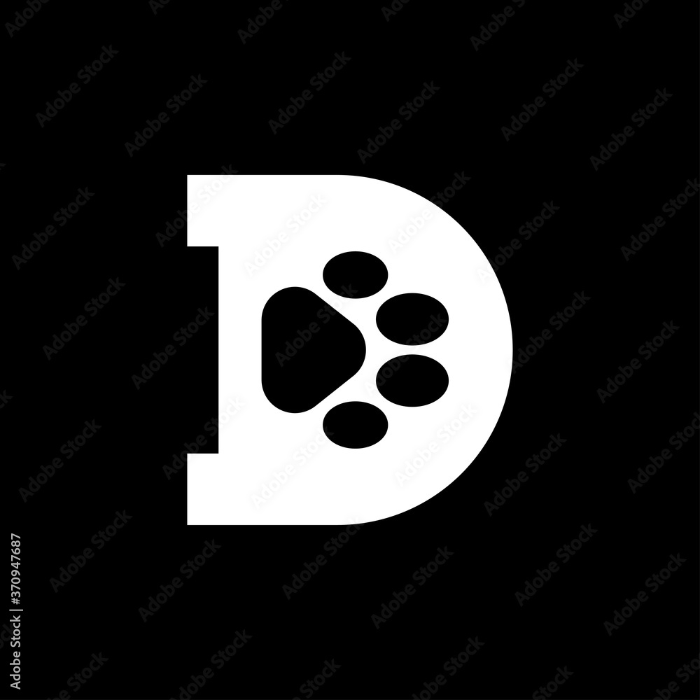 Dog icon. Vector element for your design