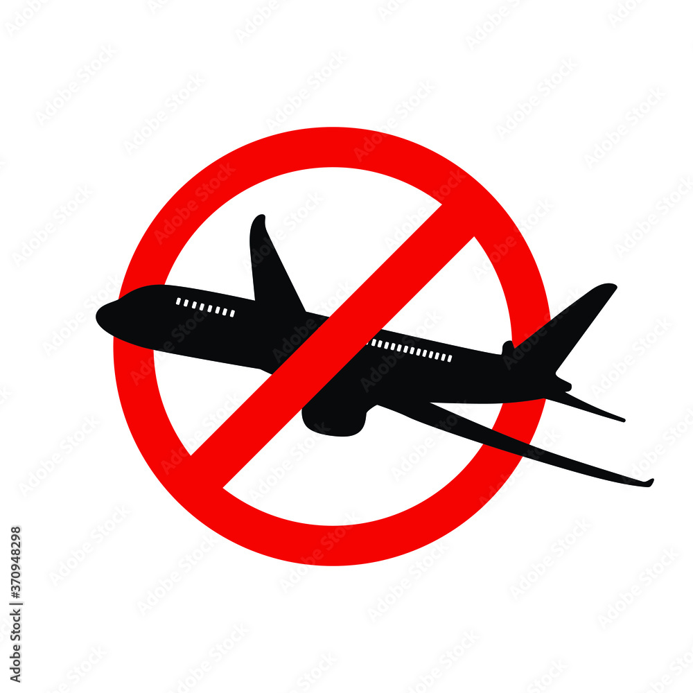 Obraz premium No-fly sign.