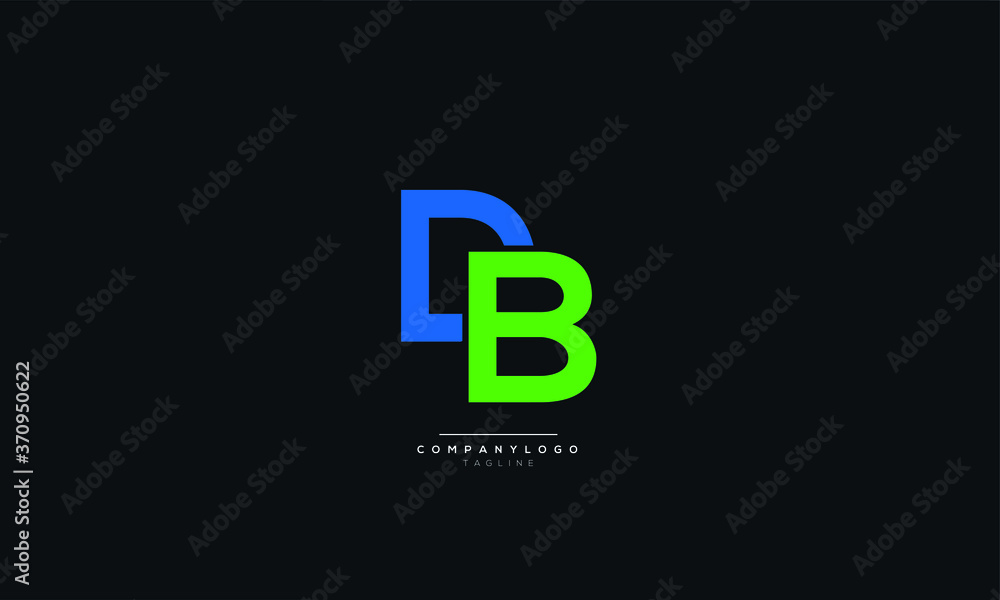 DB Letter Business Logo Design Alphabet Icon Vector Symbol DB Letter Business Logo Design Alphabet Icon Vector Symbol