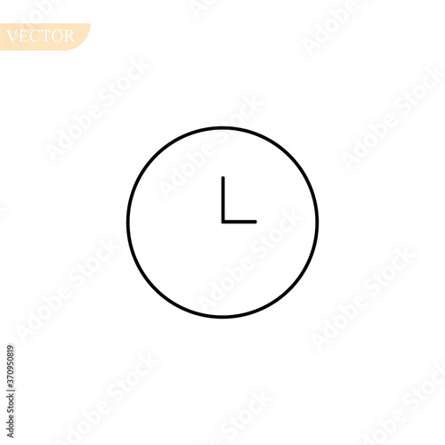 Free Download Clock icon. Clock Time symbol flat style. design web site icon, logo, app, UI. Illustration - Vector. - GFXLoad