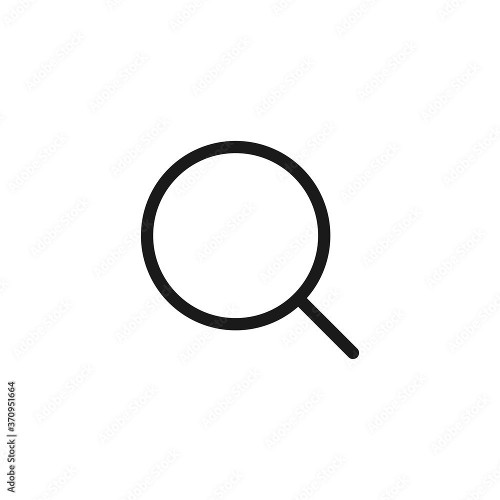 Search social media icon. Magnify symbol modern, simple, vector, icon for website design, mobile app, ui. Vector Illustration Search social media icon. Magnify symbol modern, simple, vector, icon for website design, mobile app, ui. Vector Illustration