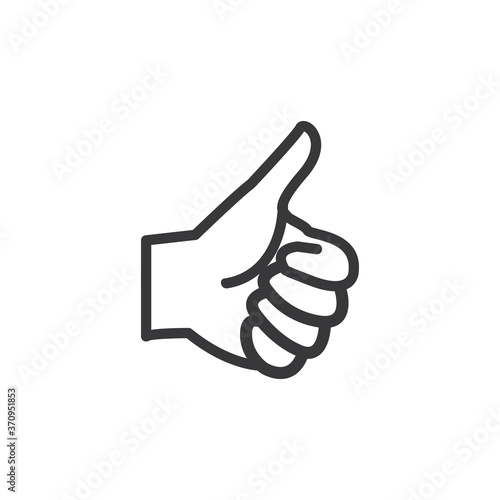 illustration of thumb up symbol