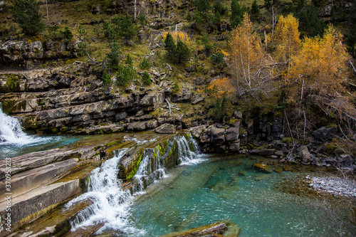 Gradas de Soaso waterfalls in Ordesa and Monte Perdido National Park, Spain