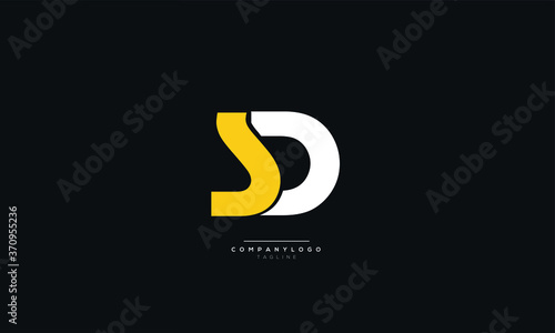 SD Letter Business Logo Design Alphabet Icon Vector Symbol photo