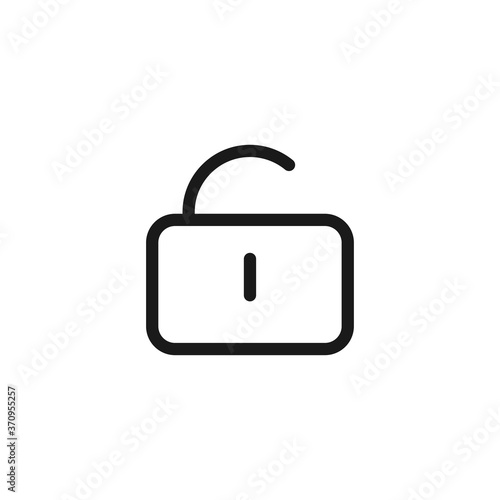 Unlock icon. Padlock symbol modern, simple, vector, icon for website design, mobile app, ui. Vector Illustration