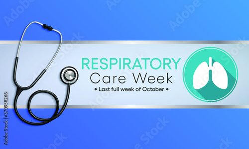 Vector illustration on the theme of Respiratory Care week observed each year in last full week of October across the globe.