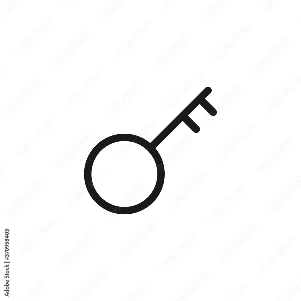 Key icon. Vector Illustration Key icon. Vector Illustration
