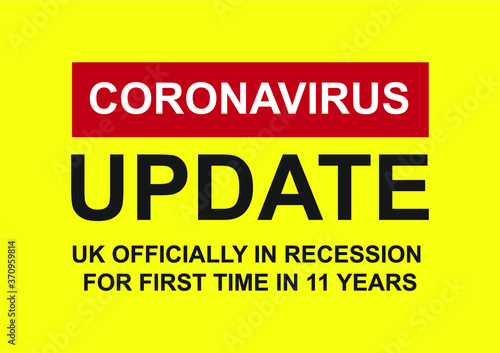 CORONAVIRUS UPDATE: UK officially in recession for first time in 11 years