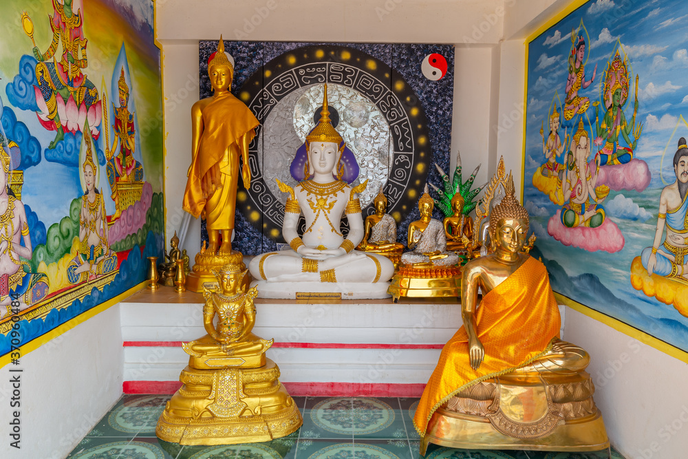 Big Buddha at  Wat Phra That Doi Kham, Chiang Mai, Thailand
