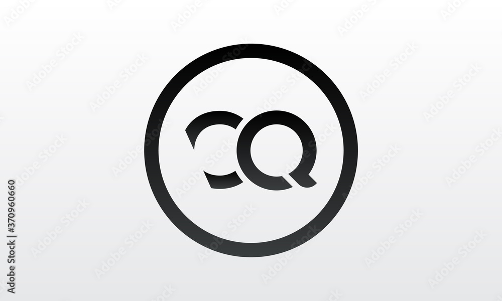 Initial CQ Letter Logo With Creative Modern Business Typography Vector Template. Creative Letter CQ Logo Vector. Initial CQ Letter Logo With Creative Modern Business Typography Vector Template. Creative Letter CQ Logo Vector.