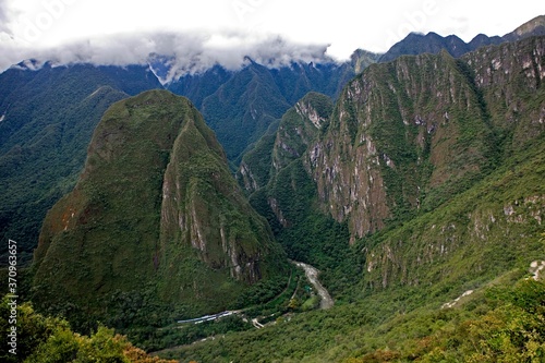 Machu Picchu, The Lost City of the Incas, Andean Cordillera in Peru © slowmotiongli